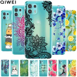 For Motorola Edge 20 Lite Case Soft Silicone Clear TPU Protective Back Cover for Moto Edge 20 Lite Phone Cases Edge20 Fusion NEW