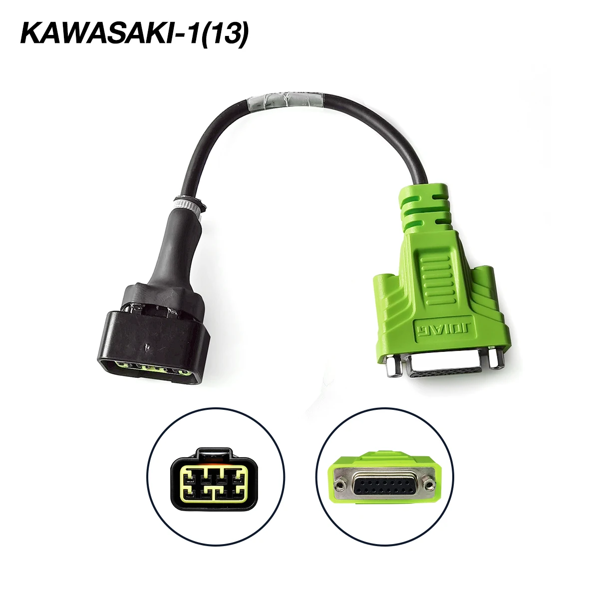 

MOTO-13 For KAWASAKI-1 8PIN to DB15PIN Motorcycle Connection Motorbike Diagnostic Cable