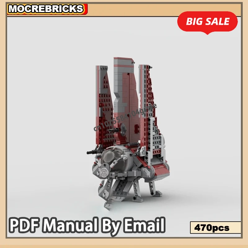 

Space Hot Movie Eta Class Shuttle MOC Spaceship Battle Model Building Building Model Brick Toy Children's Gifts