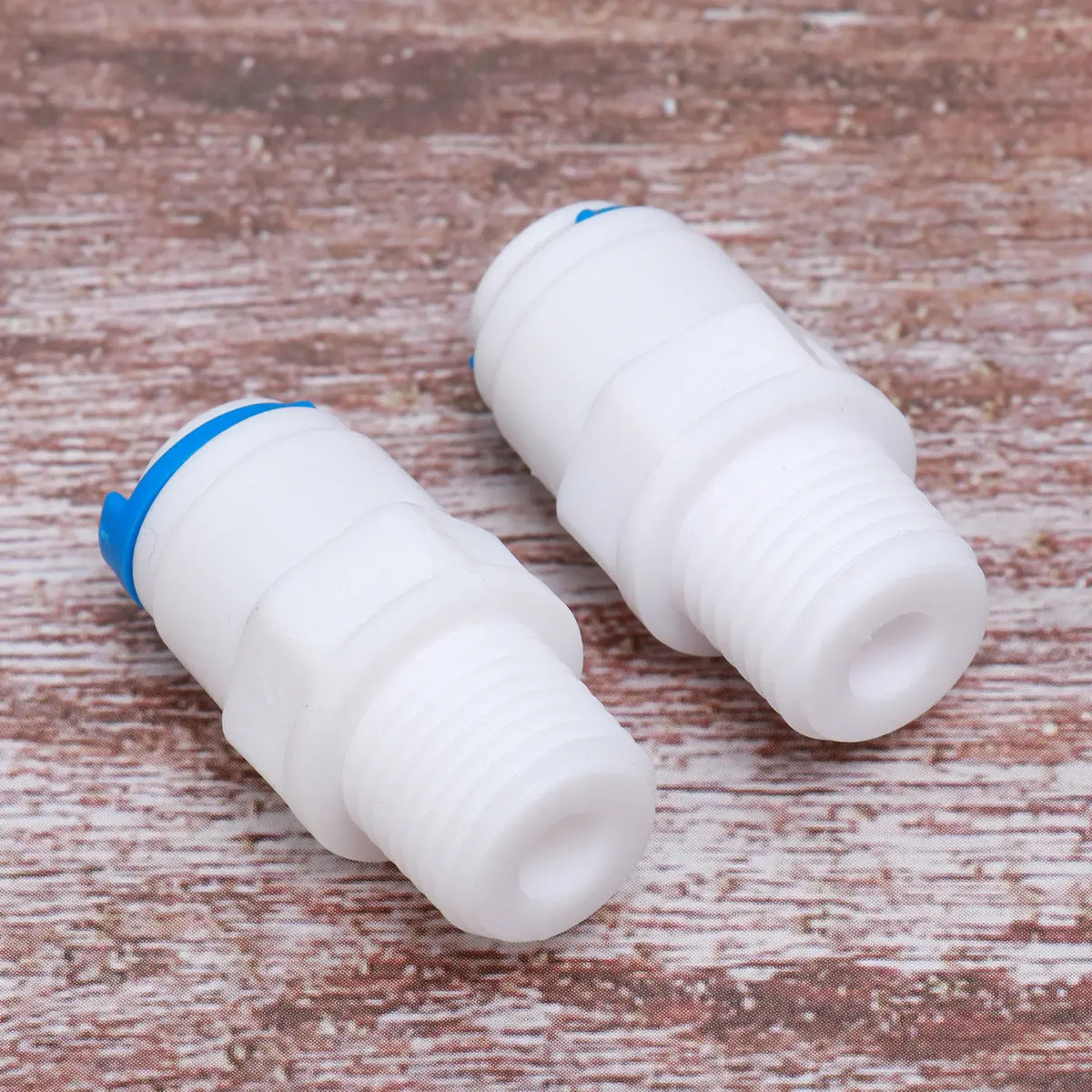 5pcs Quick PE 2 Points Connectors Pipe Fittings Straight 2 Points Water Purifier Home Kitchen Plumbing Accessories