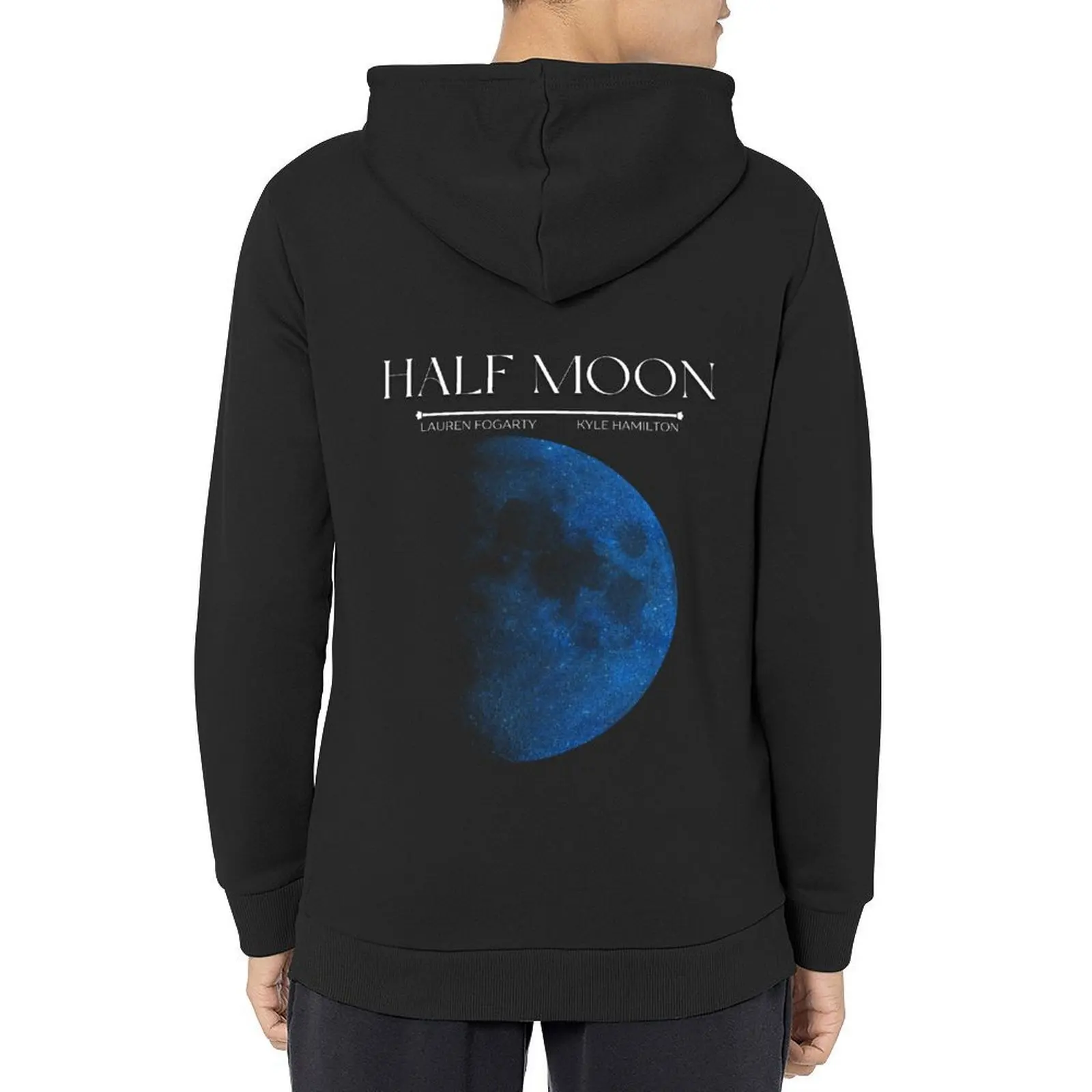 نصف القمر هوديي معطف الرجال الخريف الرجال مصمم الملابس النمط الياباني رجل هوديي #1