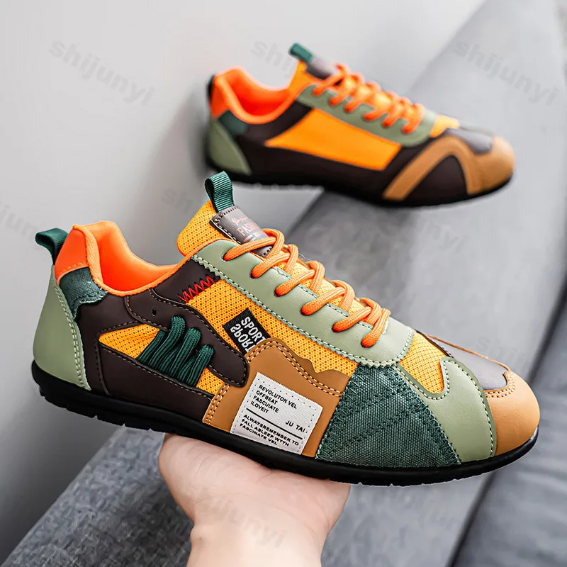 

Мужская спортивная обувь, осень 2024, новая модная легкая износостойкая повседневная обувь, удобные нескользящие уличные кроссовки