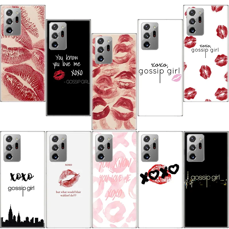 Gossip Girl Phone Case For Samsung Note 20 Ultra 10 Lite 9 8 M11 M12 M21 M30S M31 Galaxy M32 M51 M52 A9 A8 A7 A6 Plus A90 Cover