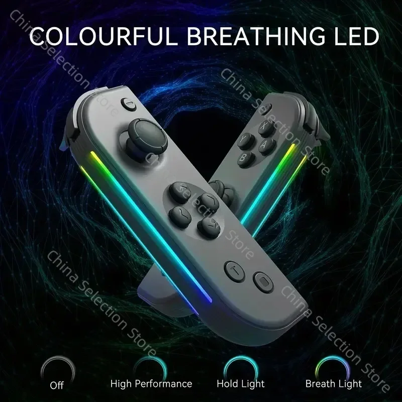 For Nintendo Switch JOYCON Handle, Support One-click Wake-up Bluetooth Handle NS Somatosensory Vibration ROG Light