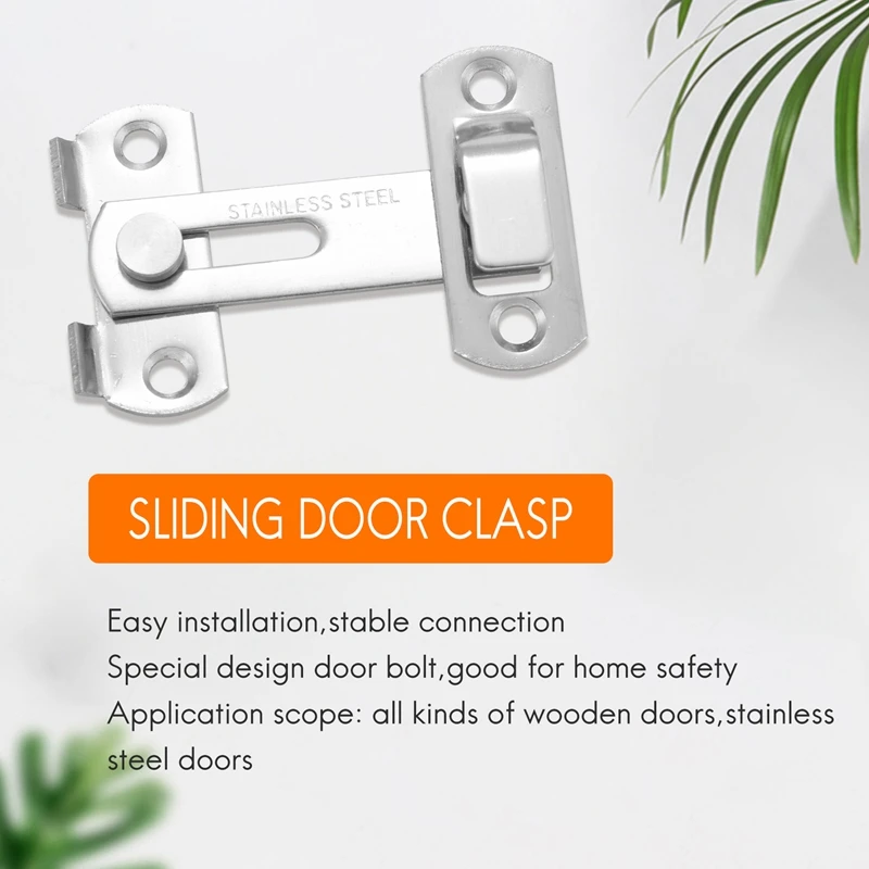 Hardware-AB09 della serratura scorrevole con chiavistello per porta del cancello in acciaio inossidabile 20x50x70mm