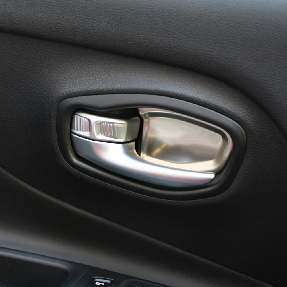For Jeep Renegade BU 2015-2025 Door Handle Bowl Sticker Inner Door Bowl Decoration Trim Cover Protector Interior Accessories view 3