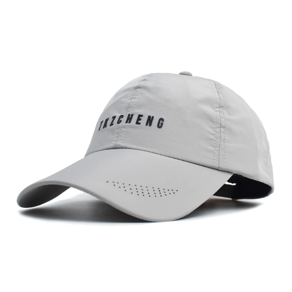 

Spring Summer Outdoor Sport Breathable Baseball Cap Men Women Soft Quick Drying Dad Hat Adjustable Casual Trucker Style Low Pro