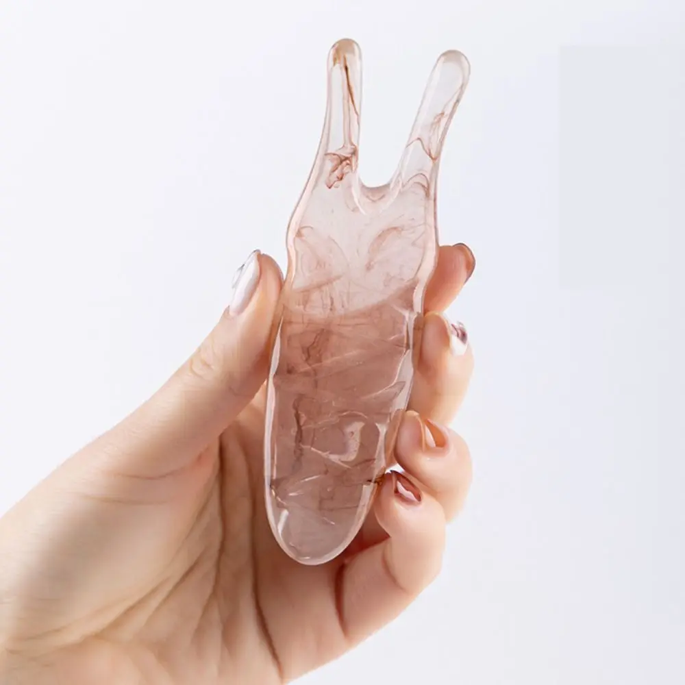 New Resin Face Lifting Tools Scraping Massage Guasha Plate Nose Lifting Reduce Puffiness Nose Scraper Face