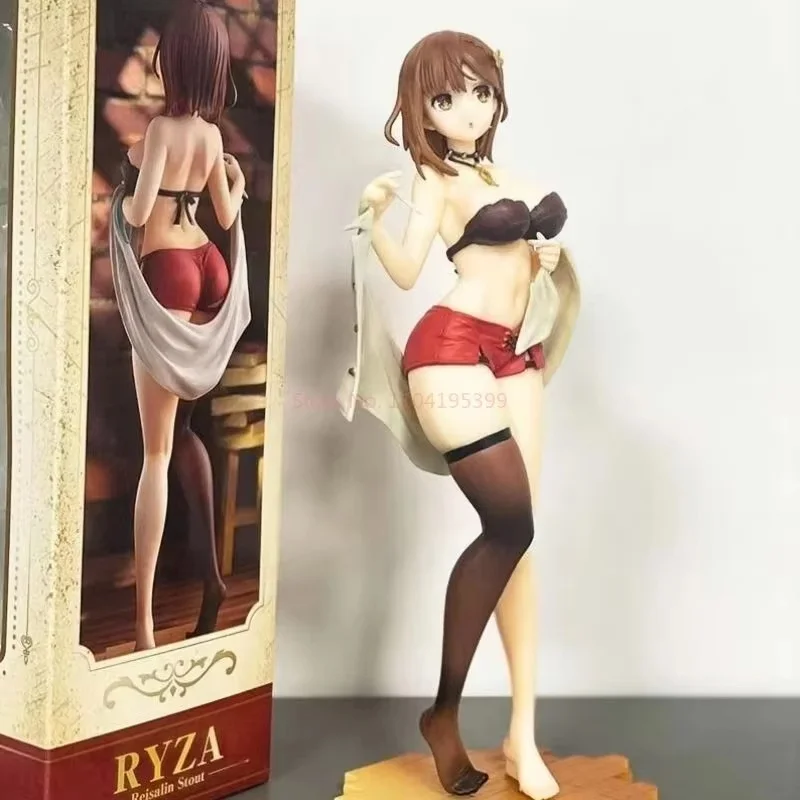 En Stock, figura de Atelier Ryza de 22cm, figuras de Anime Reisalin Stout, traje de baño, figura de Ryza, modelo de estatua, muñecas coleccionar, modelo de juguete, regalos