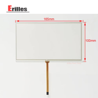 A+ 7inch 4pin 165*100 165mm*100mm Touch screen Panel Digitizer Screen For Car Radio Player 7010B 7018B 7018V