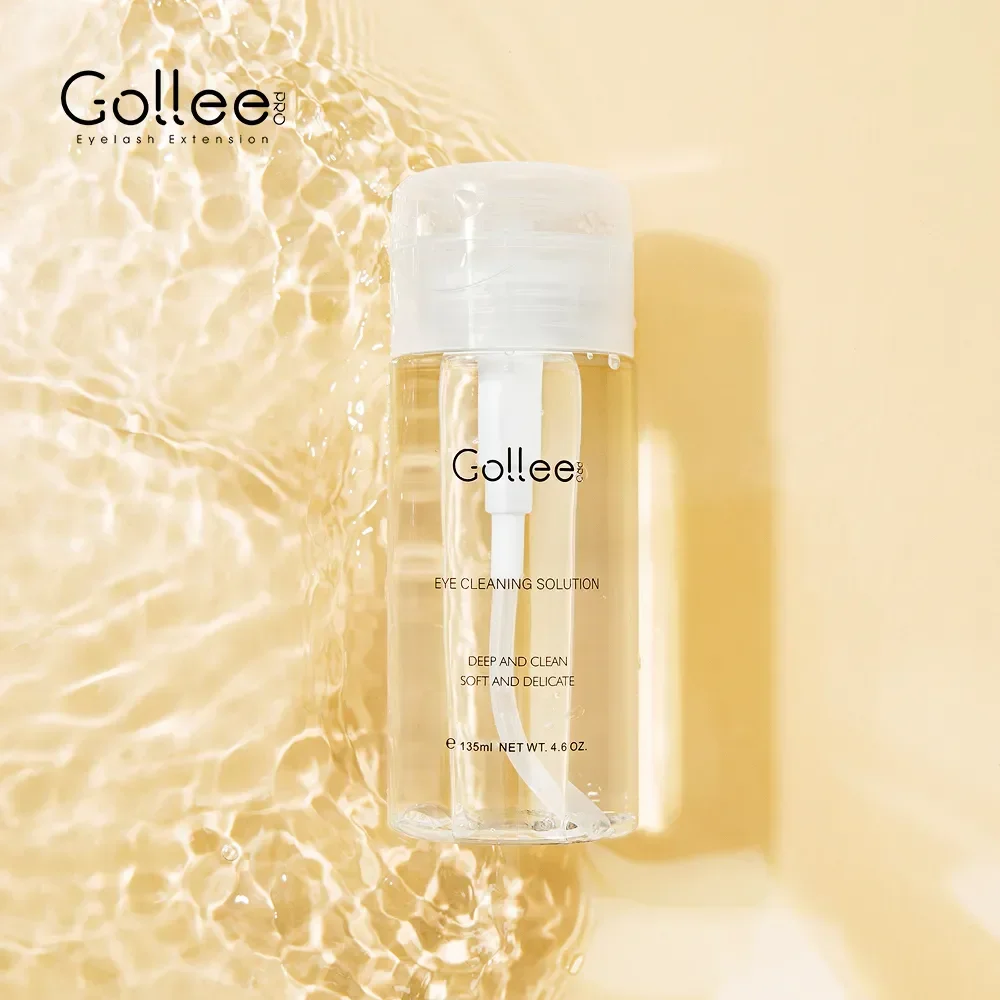 GOLLEE 5PCS Clean Solution Eyelash Extension Cleaning Deep Dust Oil 15ML Eyelash Cleaner Primer Lash Eyelash Supplies