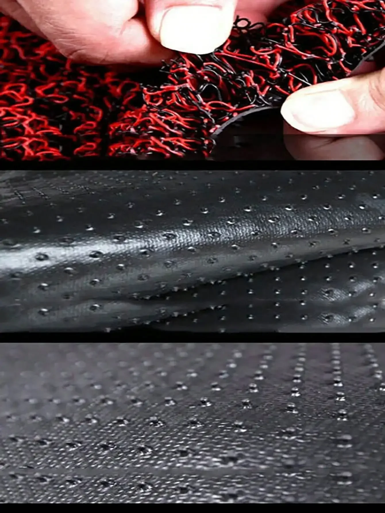 Automotive wire ring foot mat general easy to clean can be self-tailored waterproof thickening car dual use