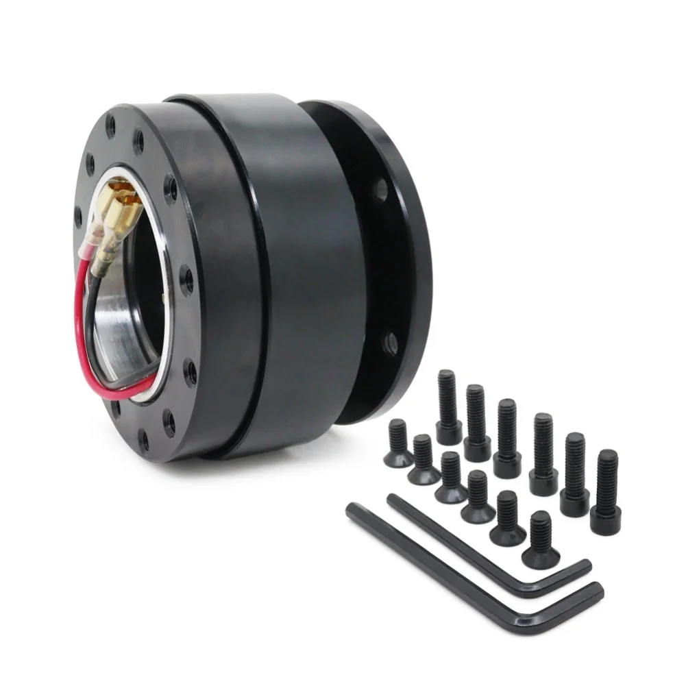 Size As Show Quick Release Hub Customization Quick Release Hub 6-hole Steering Hub Electroplated Aluminum Alloy