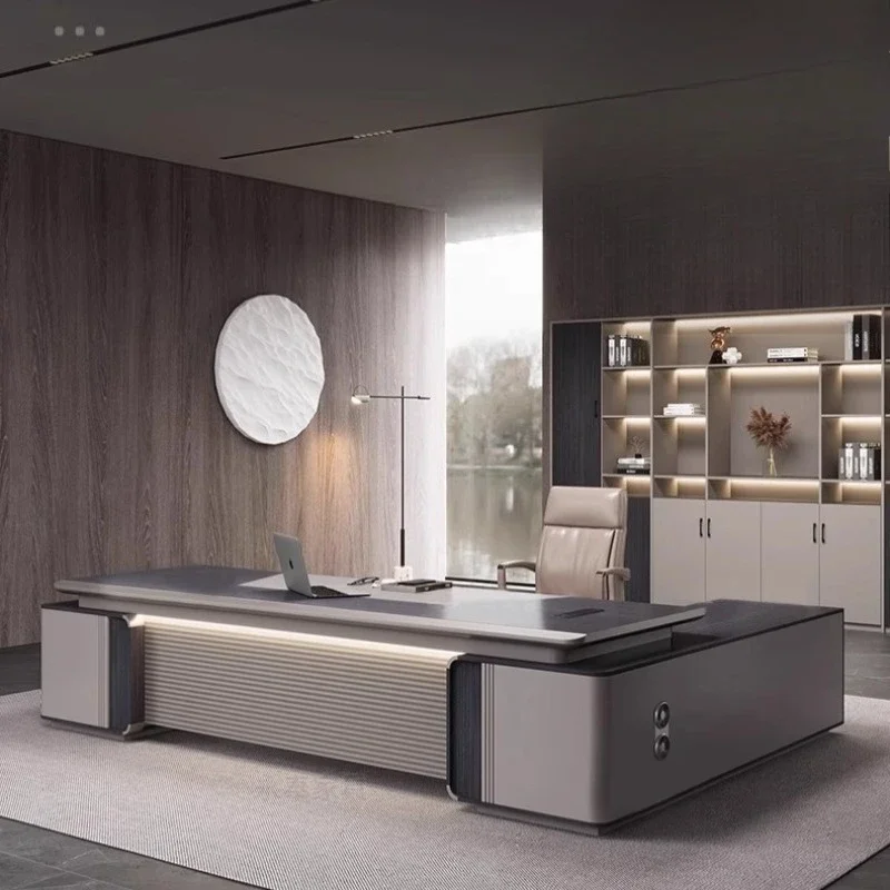 Furniture Executive Home Modern Drawer Storage Cabinet Corner Design Office Desks Computer Study Escrivaninha Biurko