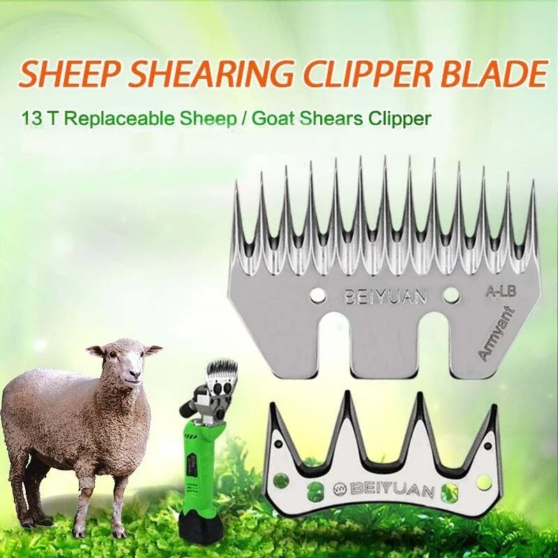 

Sheep/Goats Shearing Clipper Straight 13 Tooth Blade Sheep Clipper Shear Scissors