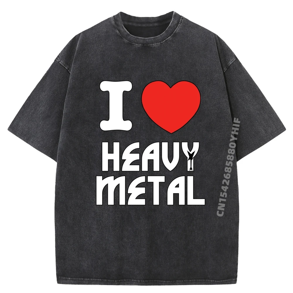 

Mens Graphic Tees I Heart Fan Of Heavy Funny T Shirts Men Printed Tshirts Men Tops Tees Alphabet Washed Shirt