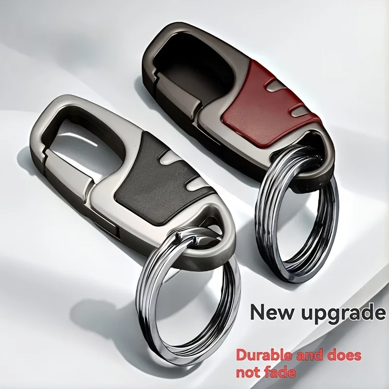 High‑End Waist Hanging Car Key Chain, Business Lock Key Pendant with Separate Key Ring