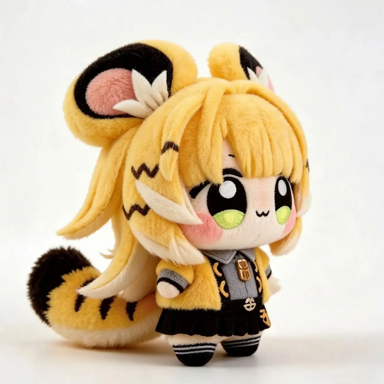 Zenless Zone Zero Jufufu 15cm Plush Doll Cute Tiger Stuffed Toy Game Peripheral Collectible Figure Gift for Fans