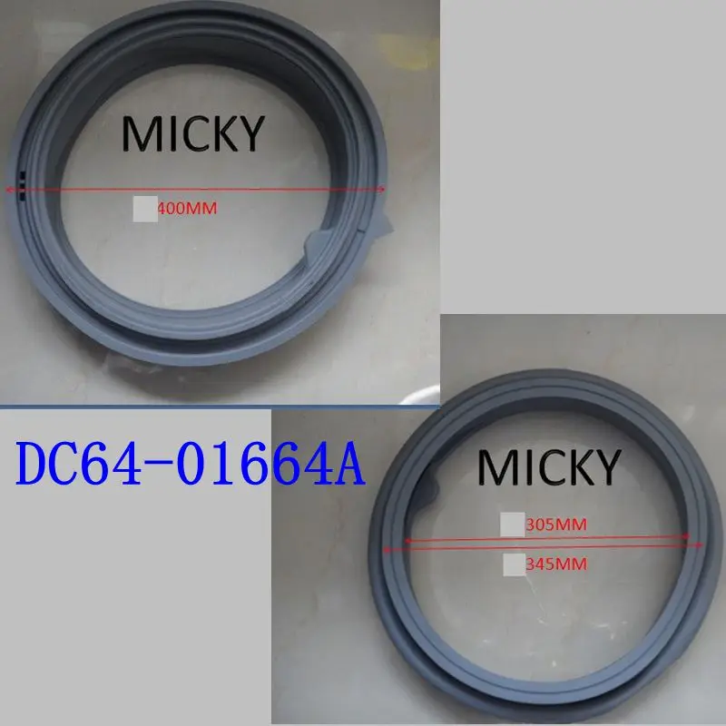 Cuff Hatch for Samsung drum washing machine DC64-01664A Waterproof rubber sealing ring manhole cover parts