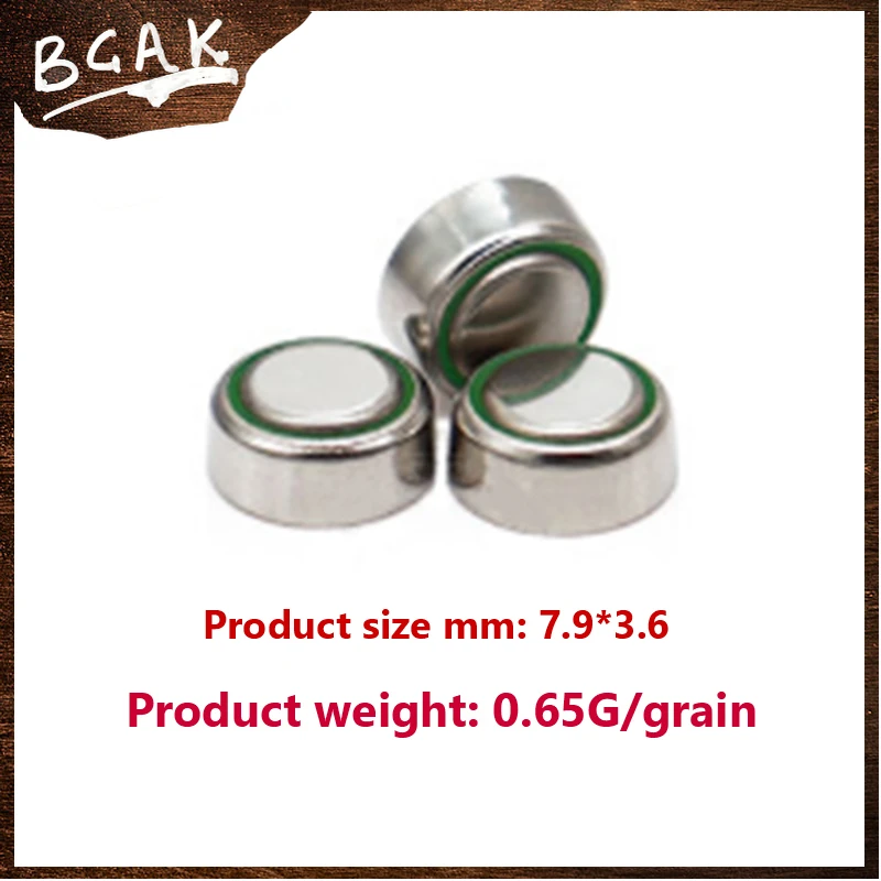 Universal BCAK AG3 Button Battery LR41 Zinc Manganese 1.55V 40mAh Battery Cell for Watch Car Key Remote Calculator Electrical To