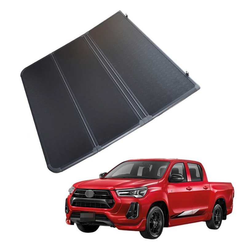 Car Accessories Soft Tri-fold Hard Tri-fold Cover Pickup Covers  For  Hailax Revo 2015-2022