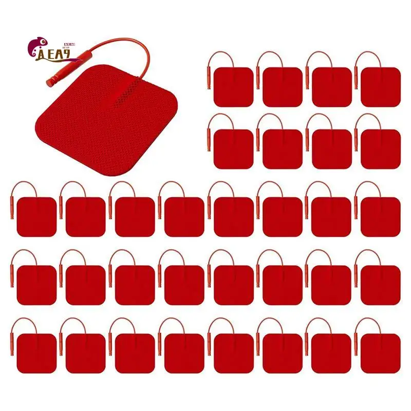 AEA9-TENS Unit Replacement Pads 40PCS Value Pack, Reusable Latex-Free Electrodes Pads Compatible With TENS Machine