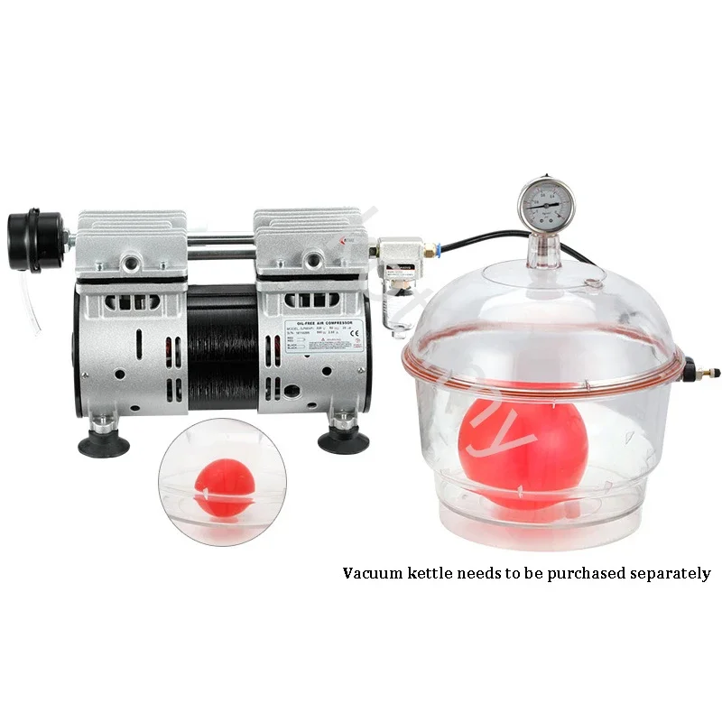 Portable Oil-Silent Pumping Laboratory Vacuum Negative Pressure Air Pump