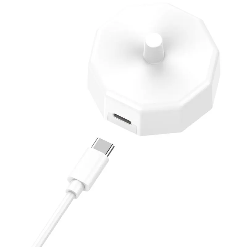 Integrated Wireless Charging Cable For Aquasonic Black, Black Pro,Vibe, Vibe Pro, Duo Electric Toothbrush Chargers White