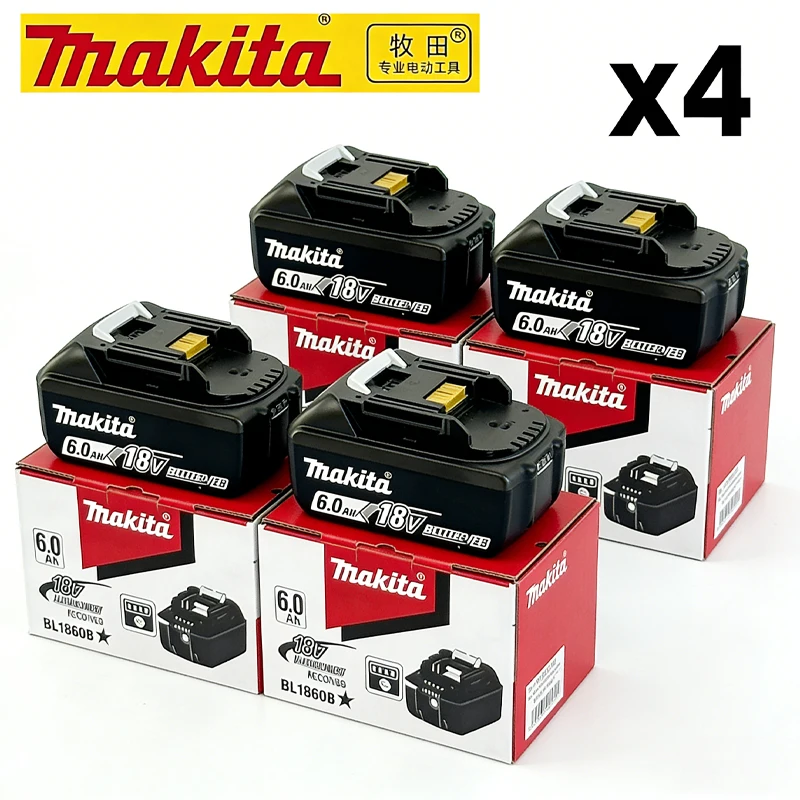 100% originele Makita accu, 18V gereedschap Lithium accu 6Ah/5Ah 9Ah voor Makita DTW700 DDF487 DTD173 DGA404 HR140D DJV182