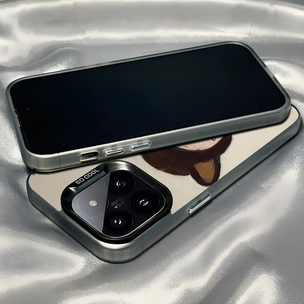Epc Art Y-Yoshitomo Nara Phone Case IMD Phone Case For IPhone 16 15 14 13 12 11 Pro Max Plus Color Silver Cover