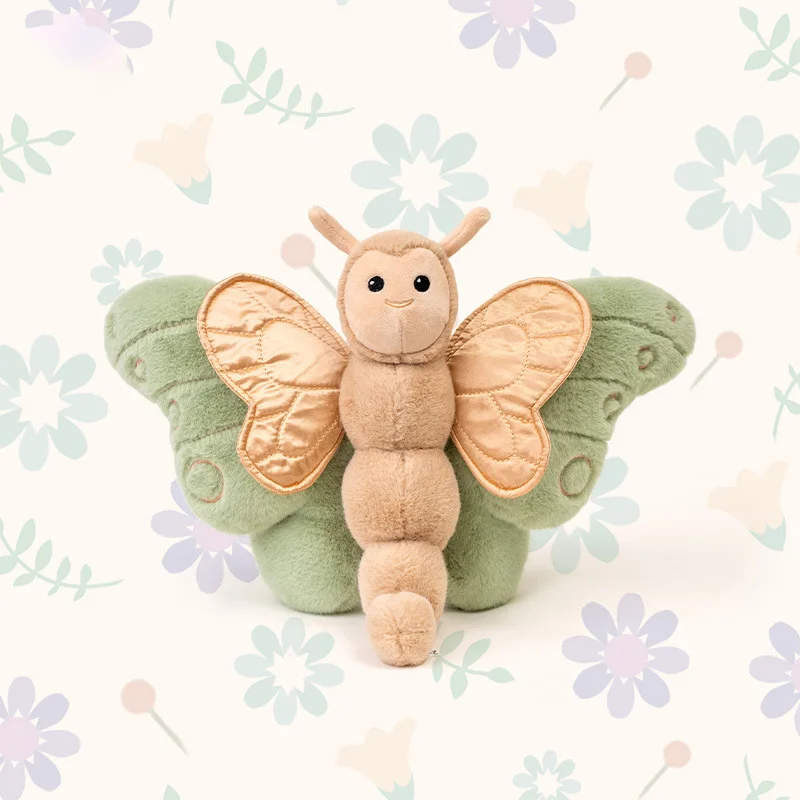 

Butterfly Plush Toy High Fidelity Anime Cute Moth Insect Plushie Lifelike Animals Simulation Stuffed Doll Kawaii Toy Gifts Kids