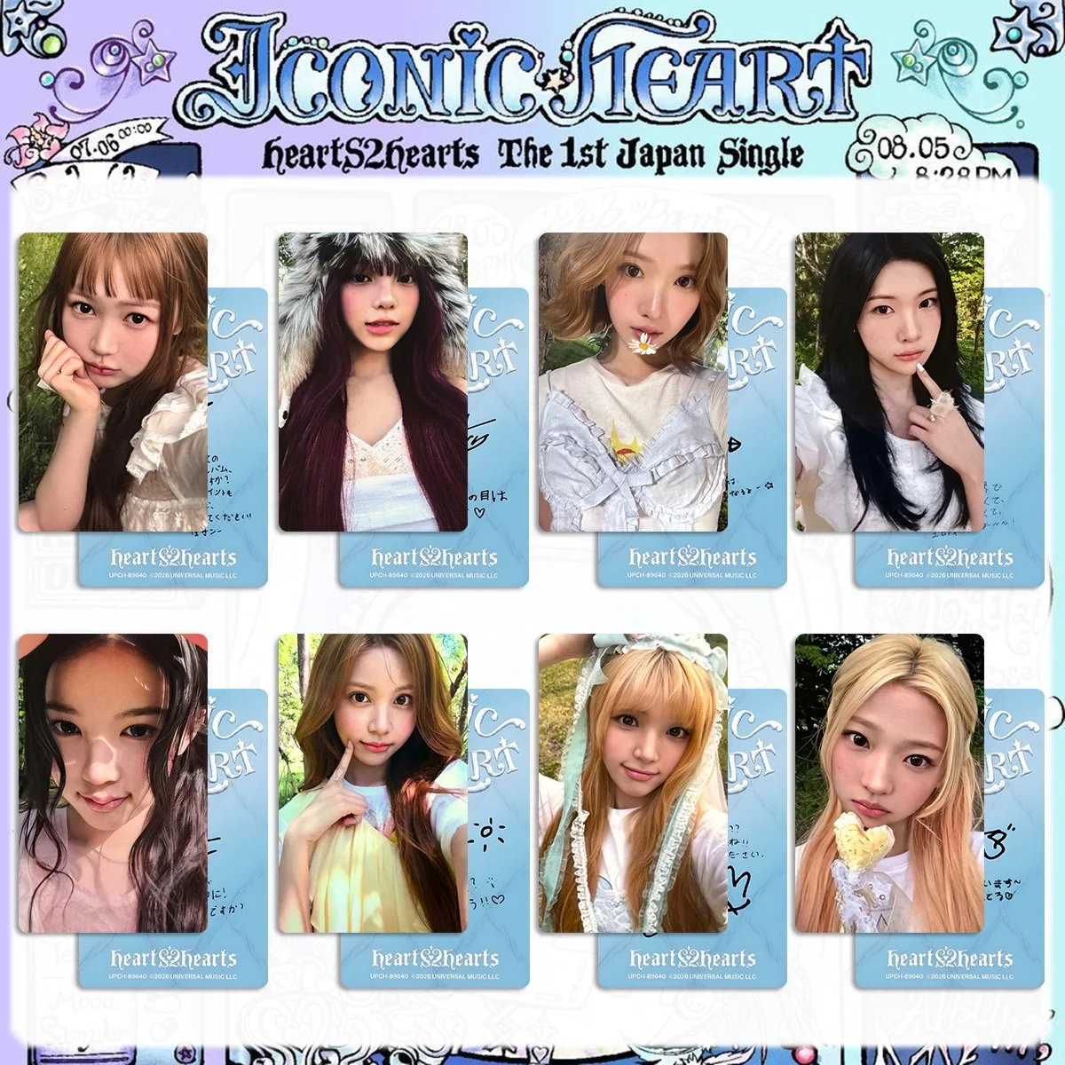 8PCS Korean Hot Female Idol New Album
