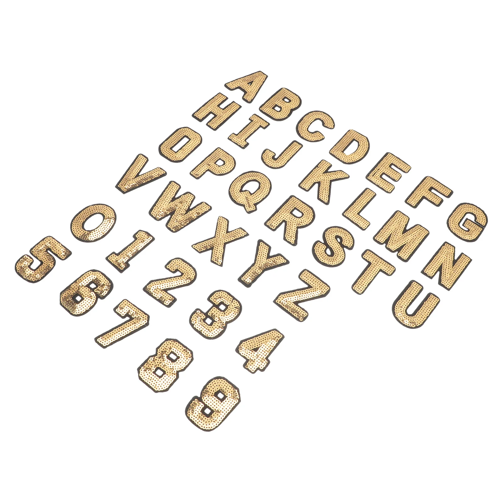 

36Pcs Embroidered Alphabet Sewing Patches Long-Lasting DIY Clothing Repair Iron on Letters Patch for T-Shirts Jeans Accessories