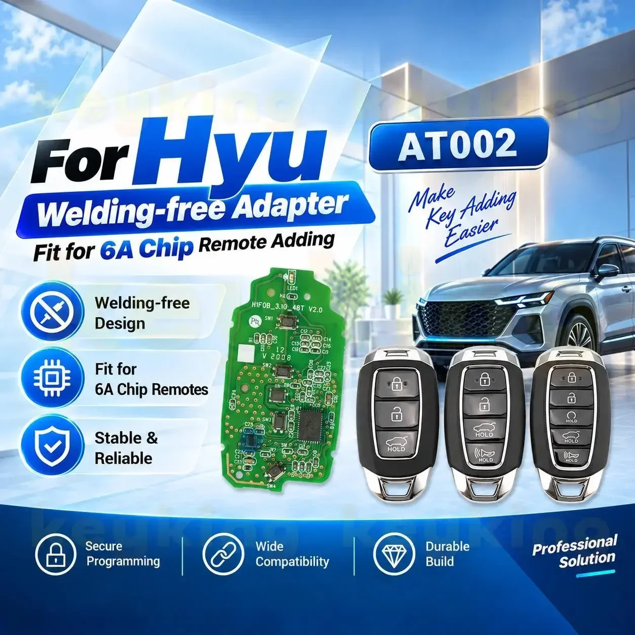 NEW 6 Models Welding Adapters for Hyundai for KIA Seltos 6A Chip Read Write & Refresh for Atml Killer Device