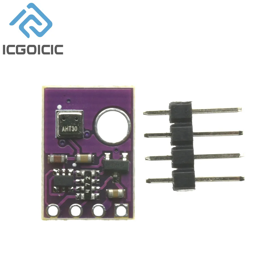 AHT30 Temperature Humidity Sensor Module I2C Digital Output High Precision Wide Voltage for Arduino Raspberry Pi DIY