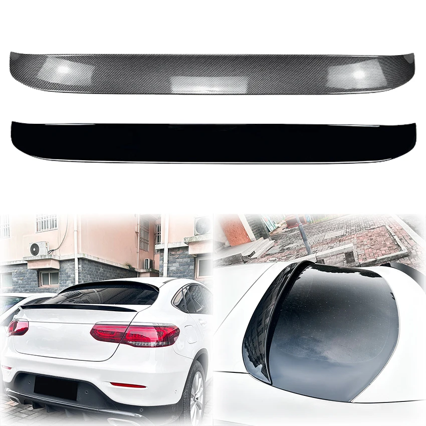 

2016 To 2022 For Mercedes Benz GLC Coupe C253 Car Rear Wing Rear Trunk Spoiler Lip Roof Wings By High Quality ABS Gloss Black
