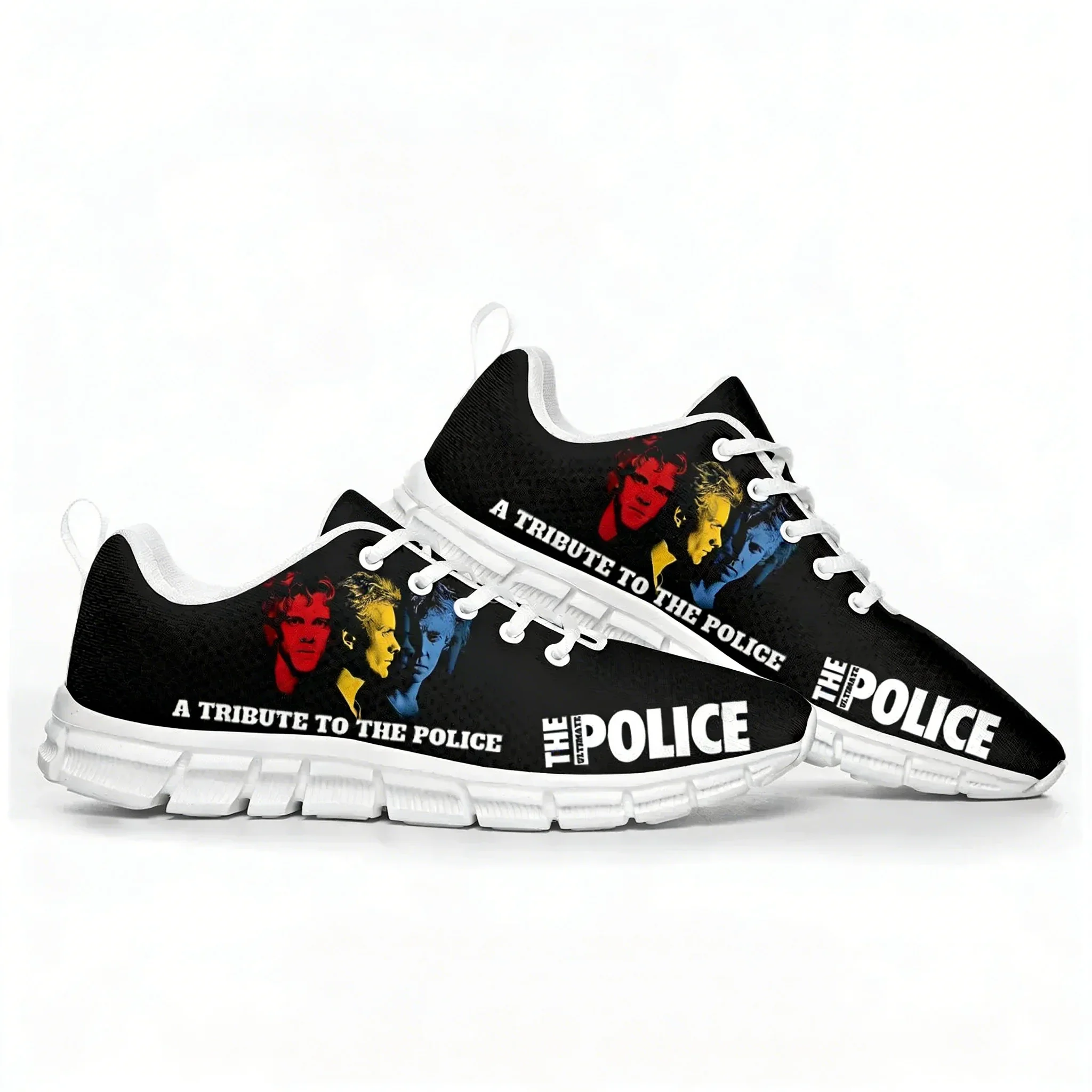 

Кроссовки Police Band Pop Hot Sports Shoes для мужчин и женщин, повседневные, на заказ, для пар, белые, индивидуальный дизайн