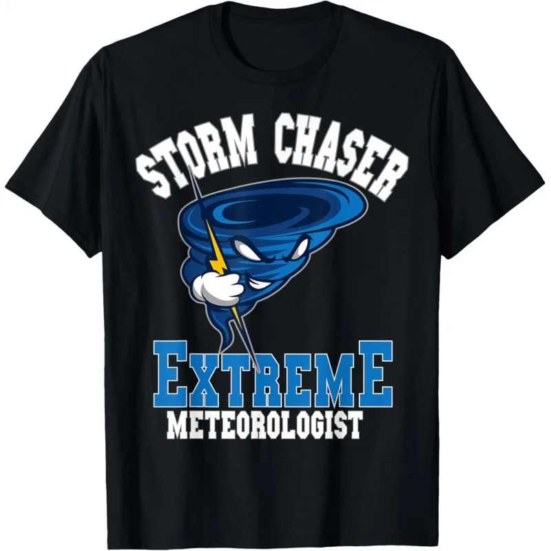 

Storm Chaser Extreme Meteorologist Tornado Thunder Pattern T-shirt