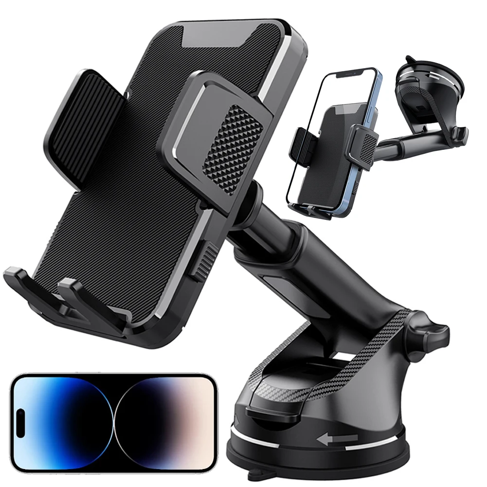 

Gravity Sucker Car Phone Holder 360° Rotation Dashboard Retractable Mobile Phone Stand Universal Cell Phone Support for Trucks