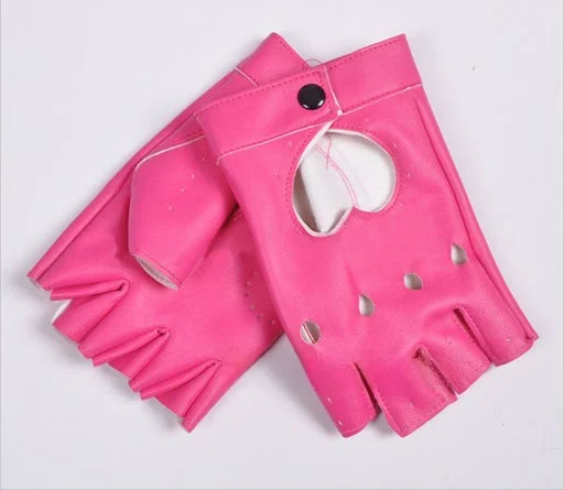 Guantes de cosplay de medio dedo True Or False School Road Must Add School AKB48 Board Wild Beauty Shibuya Red, accesorios de...