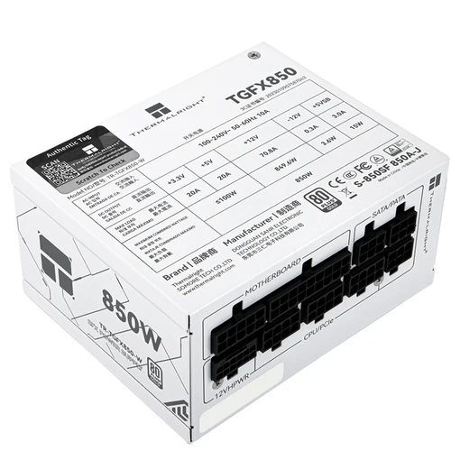 Imagen 2 del producto Thermalright-alimentador blanco de TR-TGFX850W, módulo completo por ordenador, compatible con medaglia de oro SFX, ATX3.0