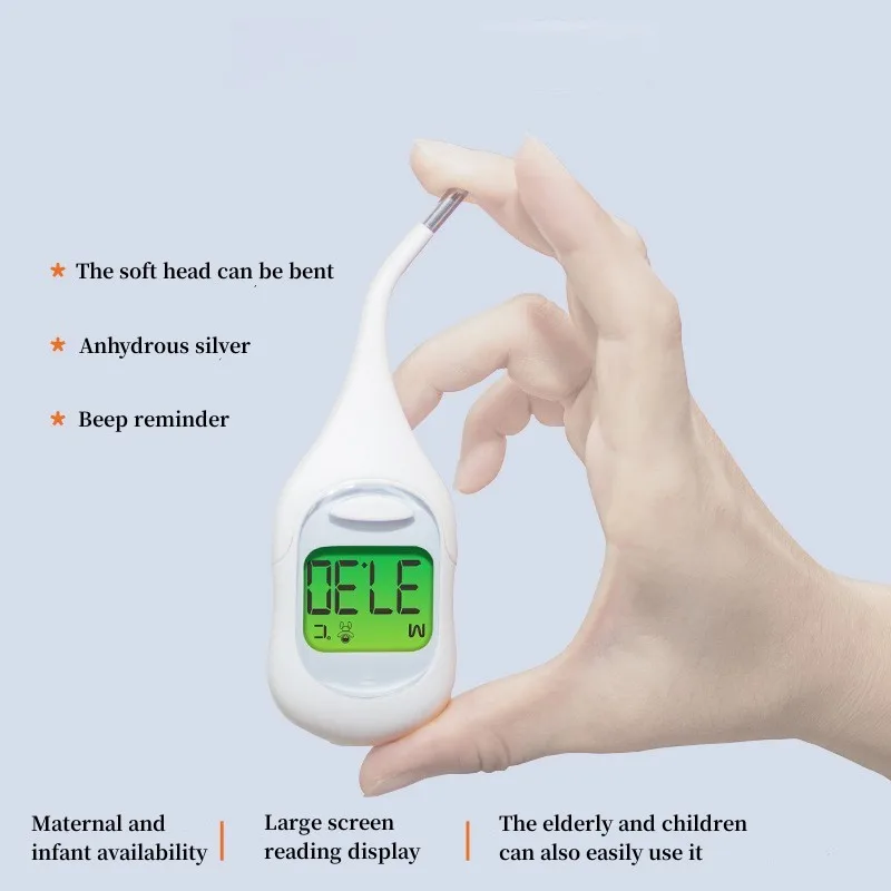 LCD large screen febril digital thermometer frontal digital thermometer termometro rapido febre termometr odigital corporal