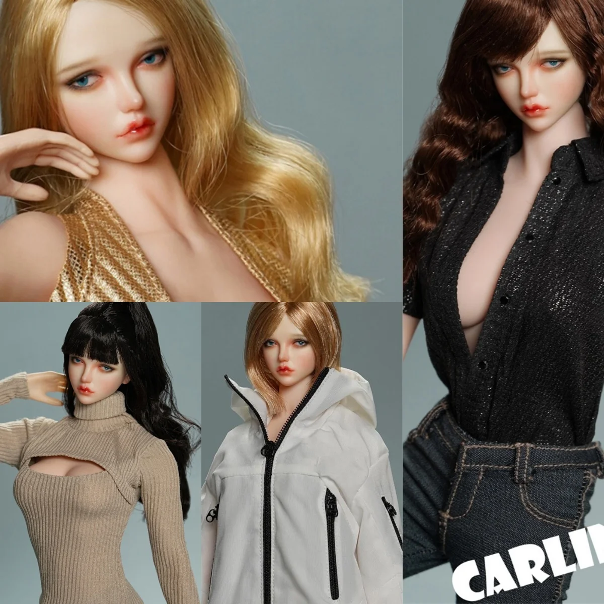 

В наличии KID KING KKP005 масштаб 1/6, женщина-солдат, карлин, женская голова, лепка бледной кожи для 12-дюймовой экшн-фигурки, модель игрушки