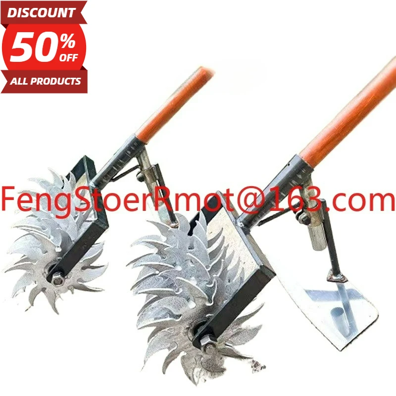 

New wheeled weeding, loosening soil and turning the ground, agricultural weeding machine,