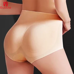 GUUDIA majtki z wyściółką Butt Enhancer większy tyłek wzmocnienie fałszywe Booty bielizna brzoskwiniowa Ass Shaper figi seksowne kształtowanie pośladków dół