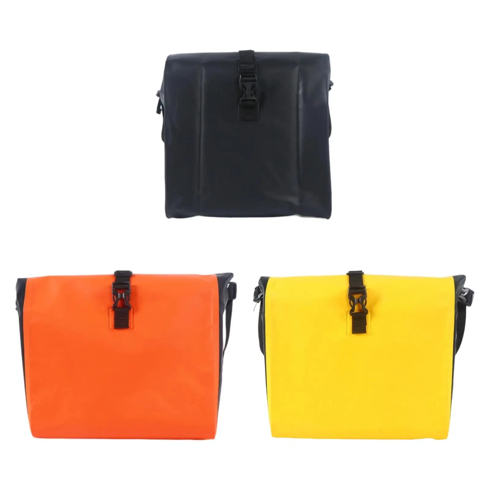 

Electric Bike Handlebar Bag Universal Luggage Easy Installation Storage Pouch Saddle Bags Adjustable with Buckle Bike Front Bag