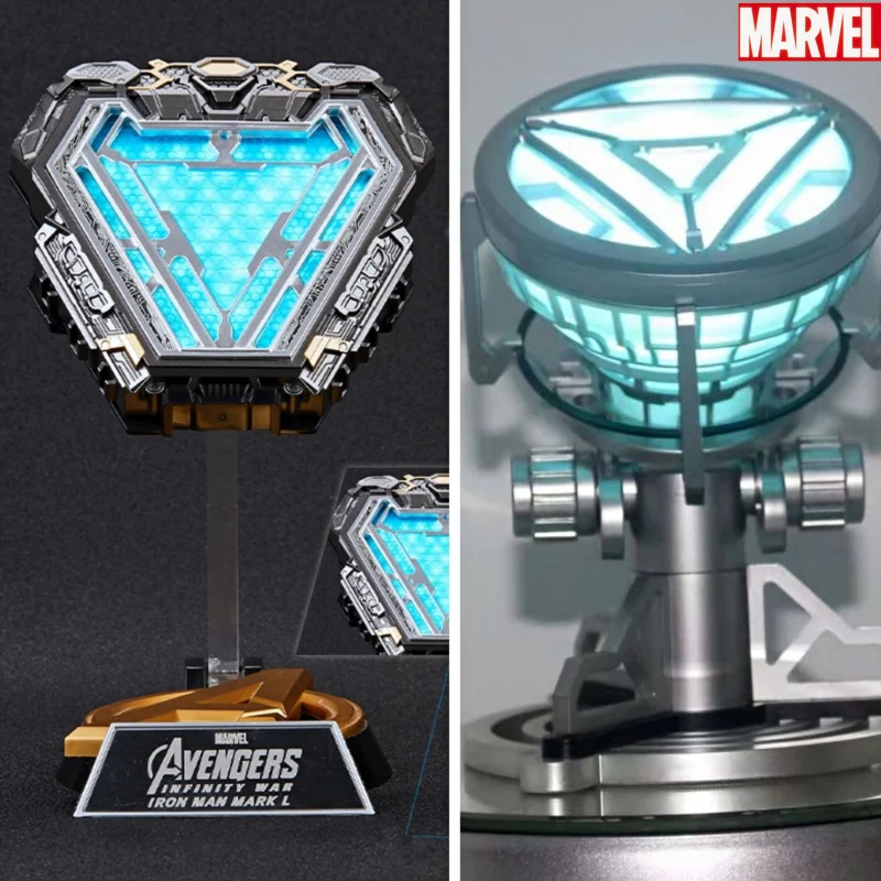 

New Iron Man Mk50 Reactor 1:1 Wearable Chest Light Marvel Avengers 4 Arc Reactor Tony Stark Heart Of Mark Figure Led toy gift