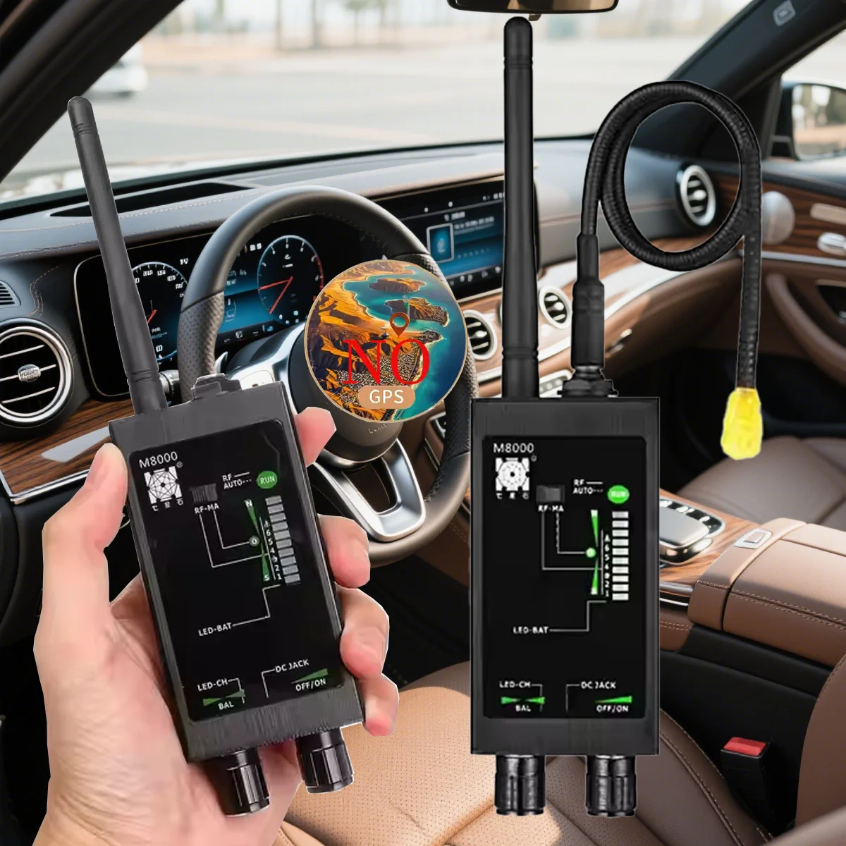 

M8000 Counter Intelligence Kit: Professional RF Scanner for Loan Vehicles, Wireless Camera Detector with 45H Standby Time