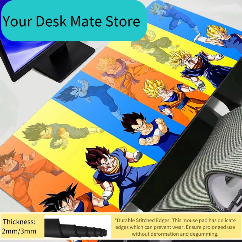 

Mouse Pad Dragon Ball Z DBZ Gamer Desk Mat PC Computer Sexy Anime Mousepad Keyboard Gaming Accessories Mausepad Durable