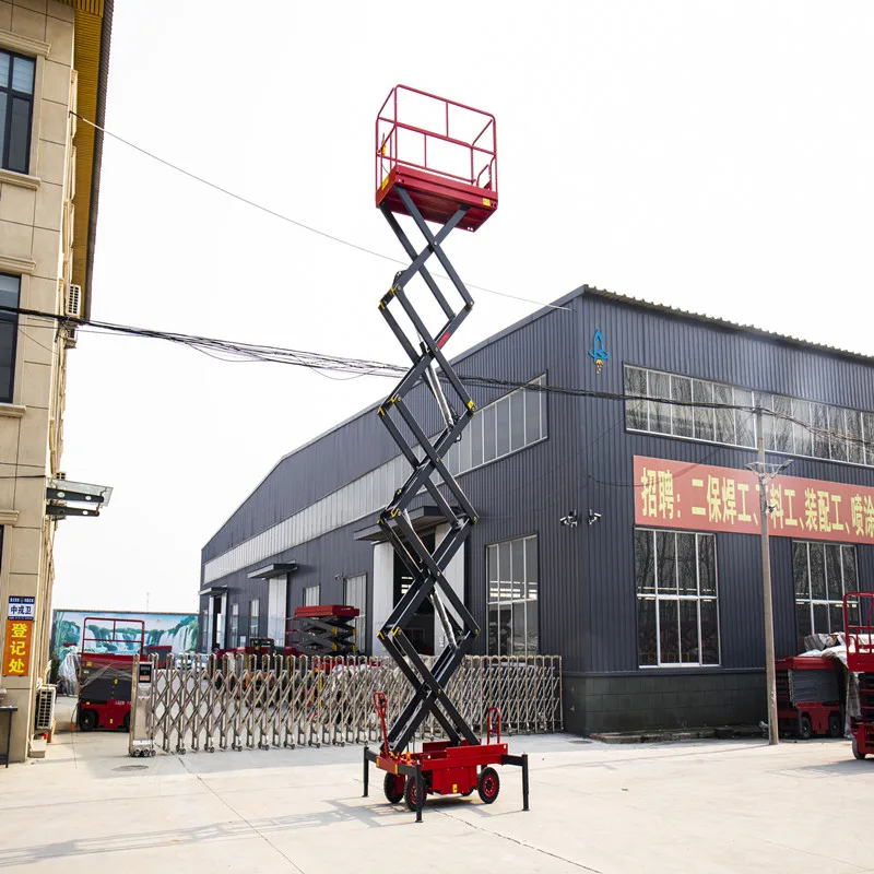 4~18m Work Platform Lifts Aerial Man Lifting Platform Electric Hydraulic Scissor Lift